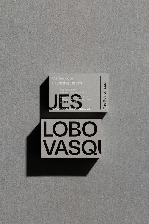 Lobo Vasques 精品律師事務所品牌形象設計 融合專業與優雅的平面設計美學
